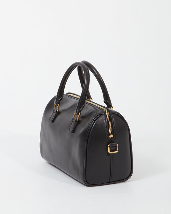 Saint Laurent Black Classic Baby Duffle Bag