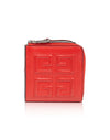 Givenchy Red Logo Small Zippy Wallet