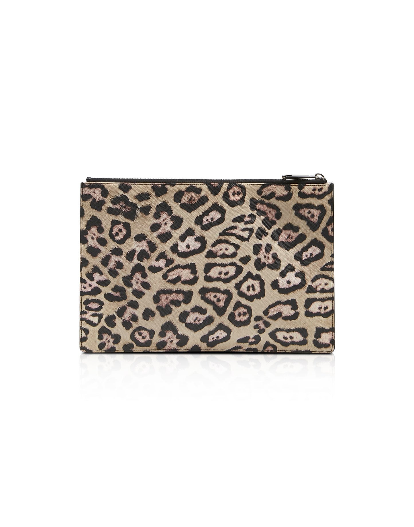 Givenchy Coated Canvas Pink Leopard-Print Pouch