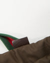 Gucci Brown Canvas Web Handle Diaper Zipper Tote Bag