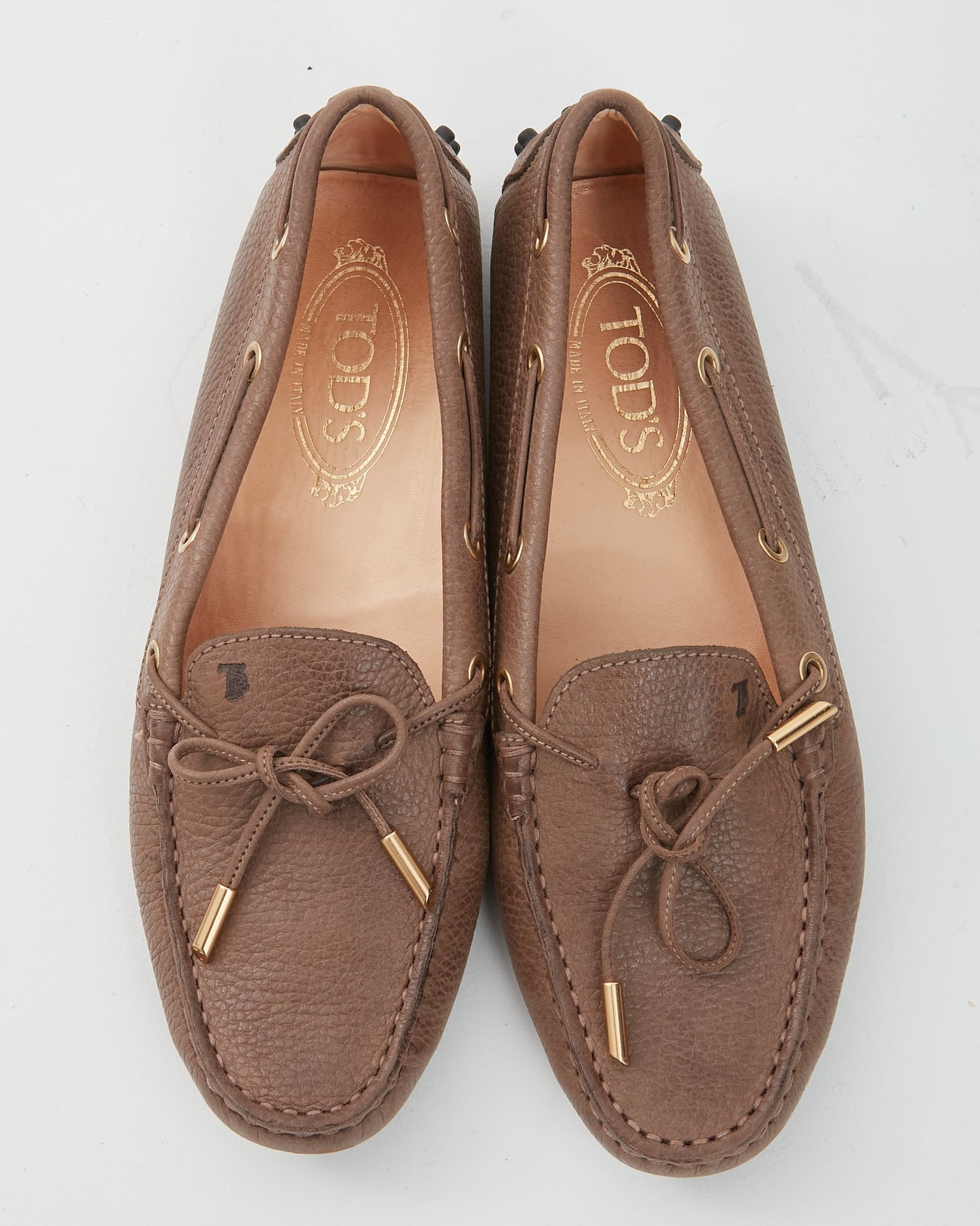 Tod’s Brown Leather Drivers Loafer - 38