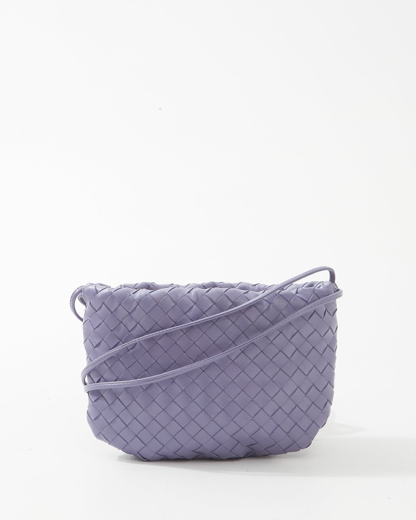 Bottega Veneta Lilac Intrecciato Leather Mini Bulb Bag