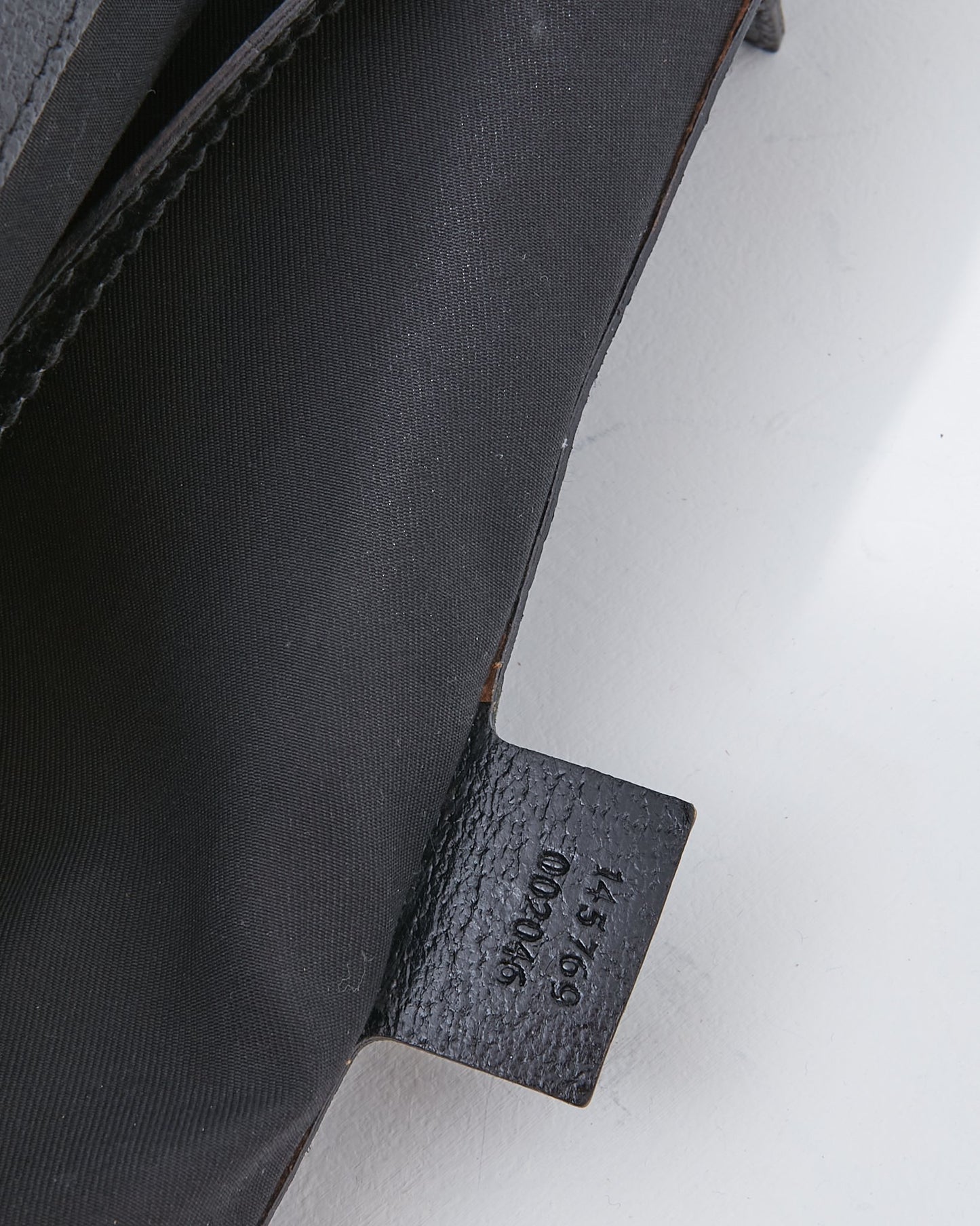 Gucci Black Canvas Horsebit Print Tote Bag