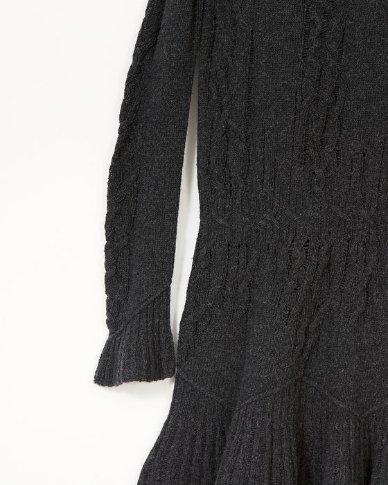 Theysken's Theory Black Knit Long Sleeve Sweater - S