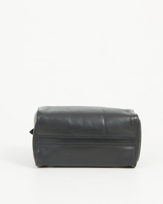 Louis Vuitton Black Epi Leather Speedy 25 Bag
