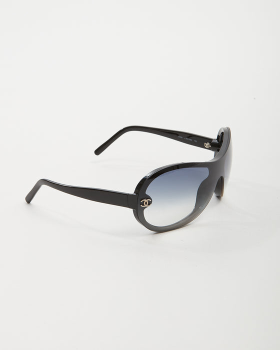 Chanel Black One Lense 5066 CC Logo Sunglasses