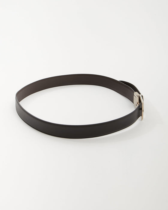 Chopard Black Leather SHW Men’s Belt - 38
