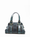 Jimmy Choo Turquoise Patent Leather Malena Satchel Bag