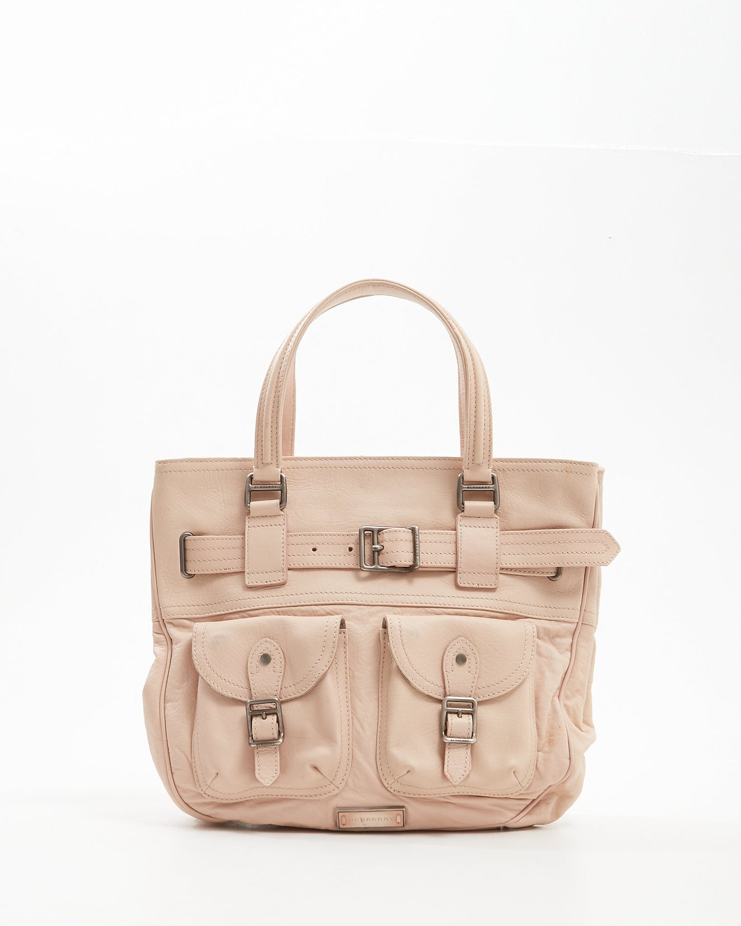 Burberry Beige Leather Tote