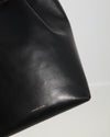 Mansur Graviel Black/Blush Leather Bucket Bag