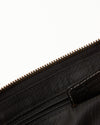 Dior Black Perforated Leather 1974 Montaigne Saddle Pochette Shoulder Bag