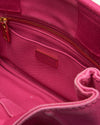 Prada Pink Cotton Canvas Small Logo Tote