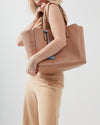 Gucci Beige Leather Swing Tote Bag
