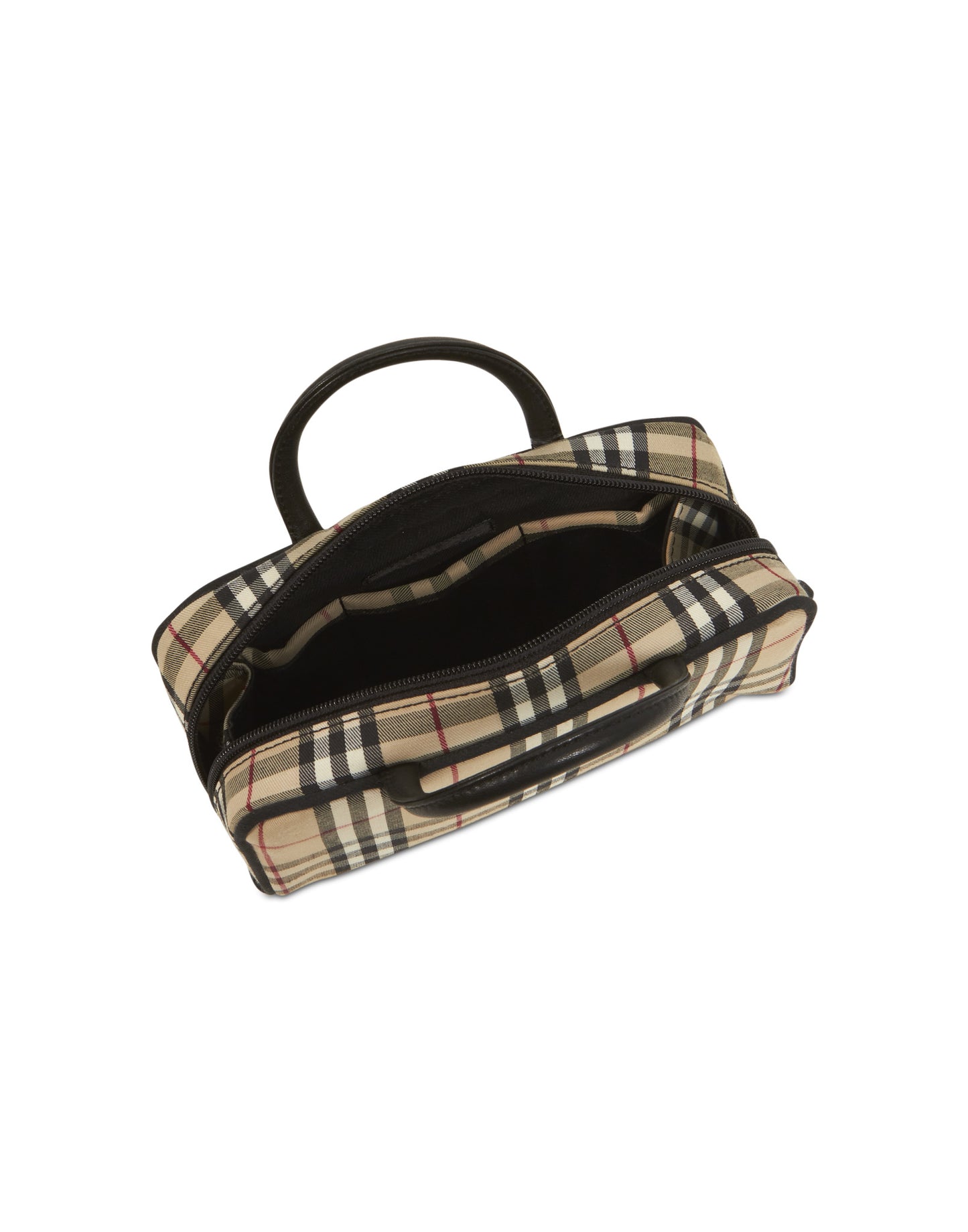 Burberry Beige Nova Check Cosmetic Case with Handles