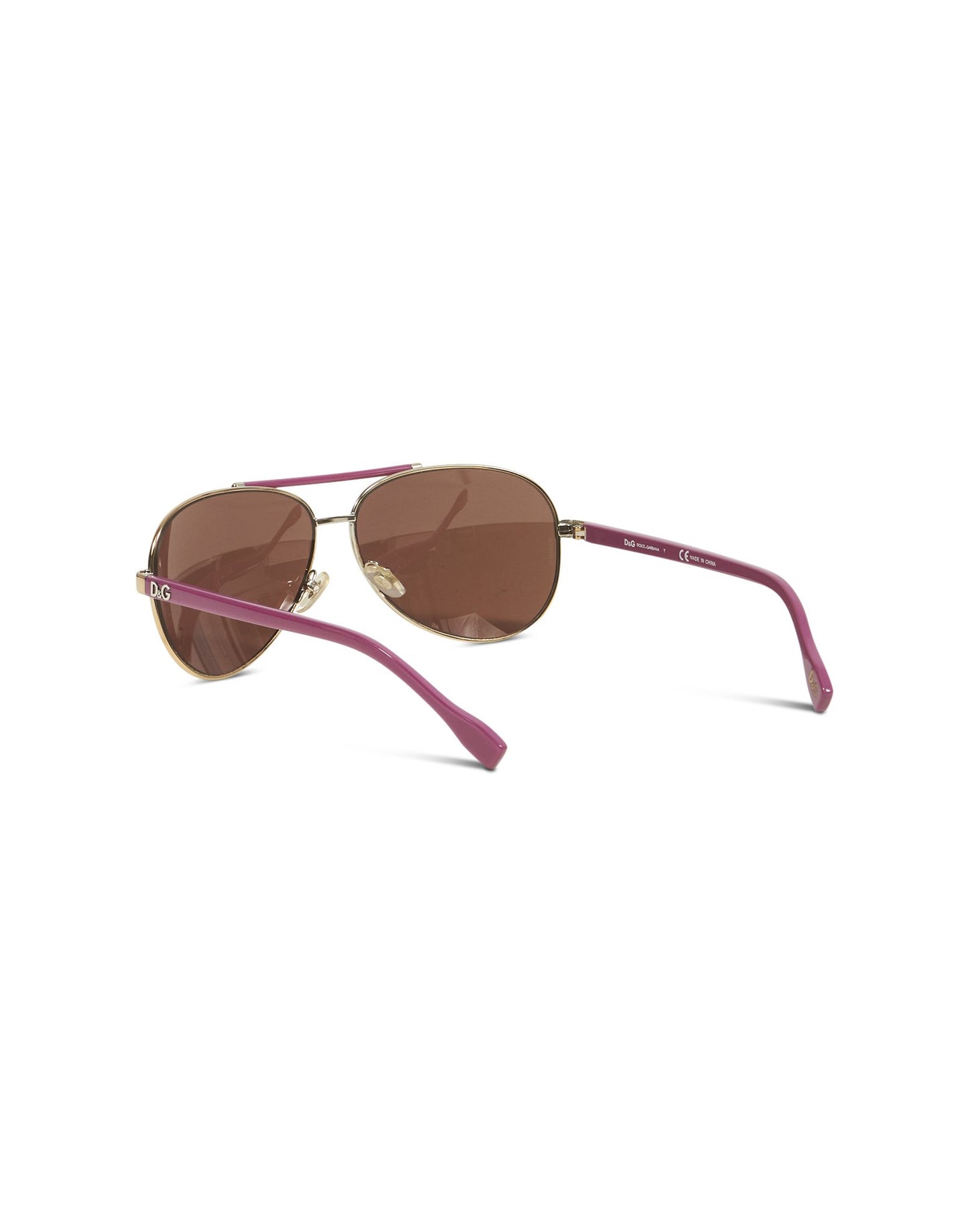 Dolce & Gabbana Purple D&G 6078 Aviator Sunglasses