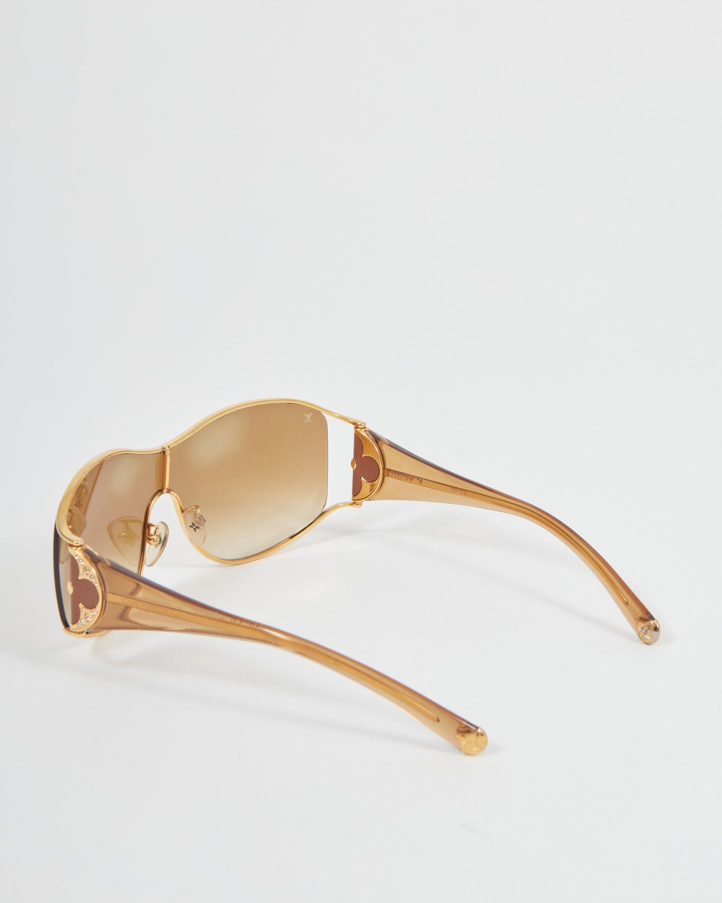 Louis Vuitton Brown Lense Signature M1060 Sunglasses