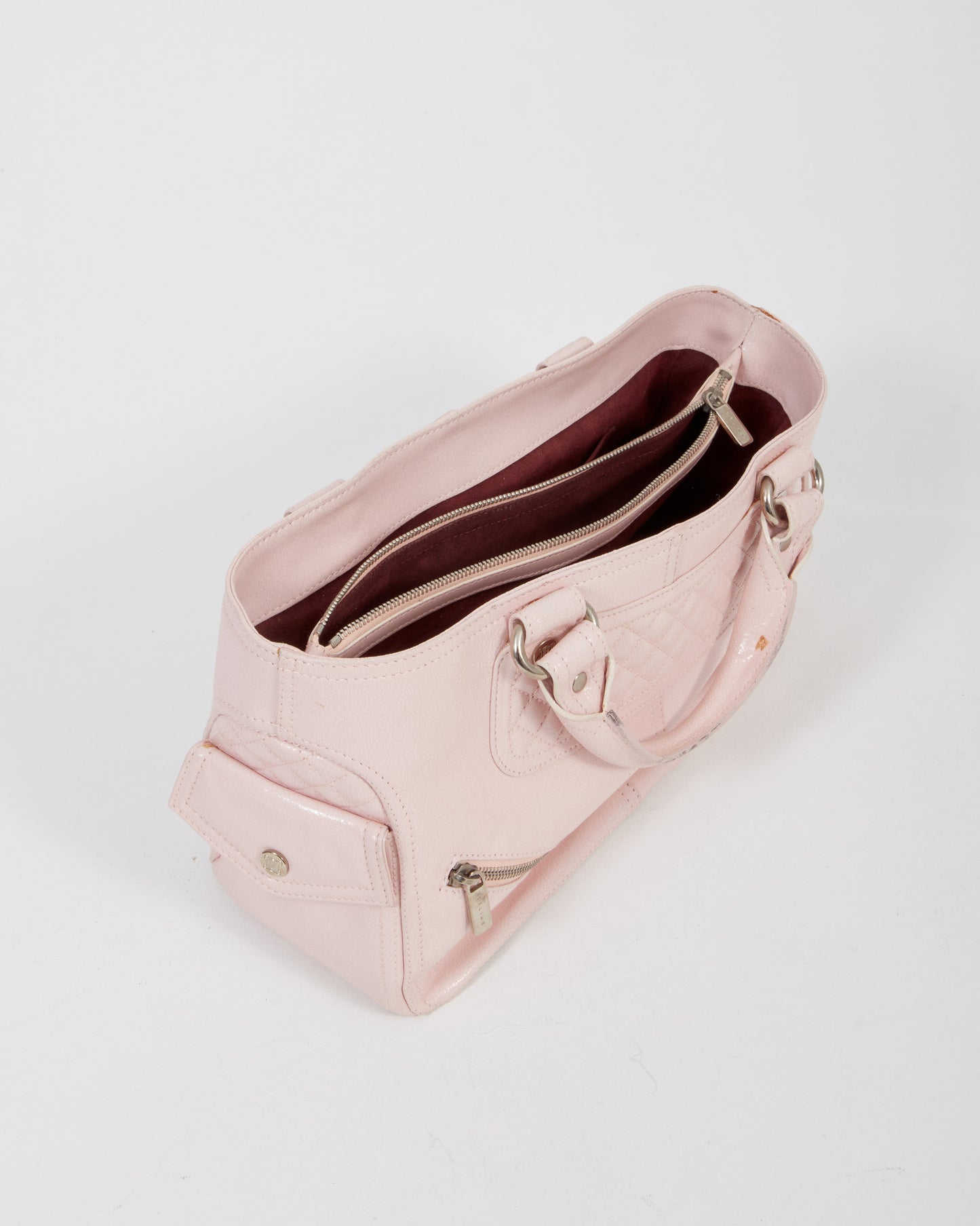 Celine Pink Patent Leather Boogie Bag