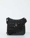 Dior Black Coated Canvas Cannage Messenger Bag