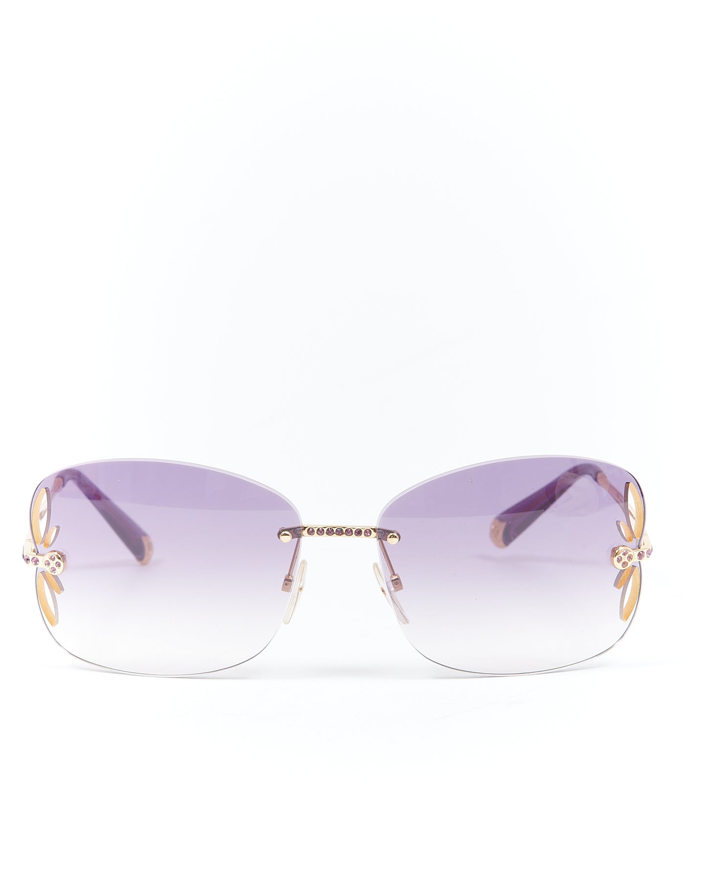 Louis Vuitton Purple Lense Cut Out Z0544U Sunglasses