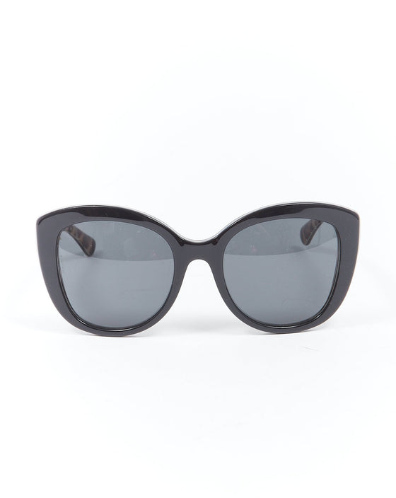 Dolce Gabbana Black DG4233 Cat Eye Sunglasses