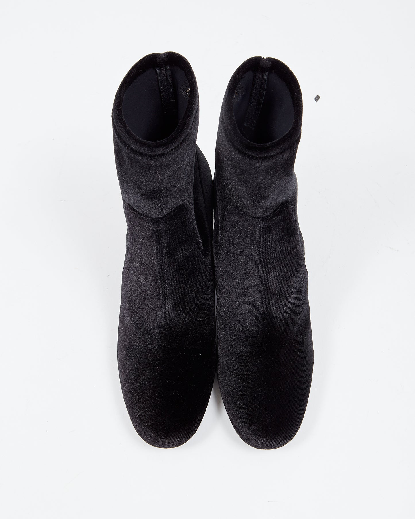 Salvatore Ferragamo Bottines Catania en velours noir - 9,5