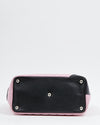 Chanel Pink/Black Lambskin Cambon Tote Bag