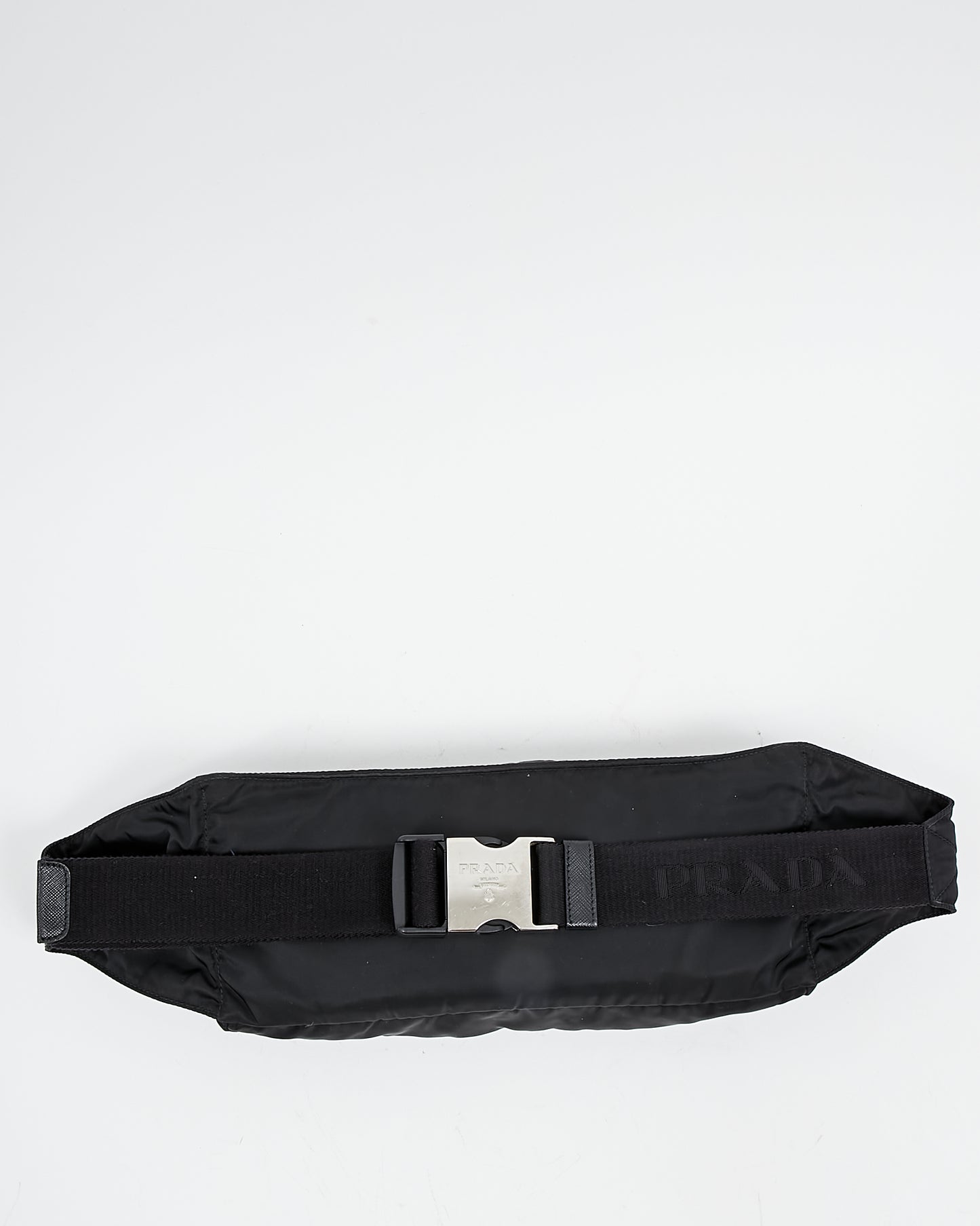 Prada Black Nylon Tessuto Belt Bag - S