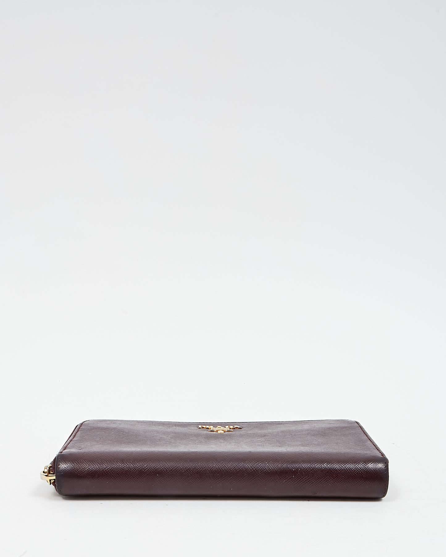 Prada Purple Saffiano Leather Zippy Wallet