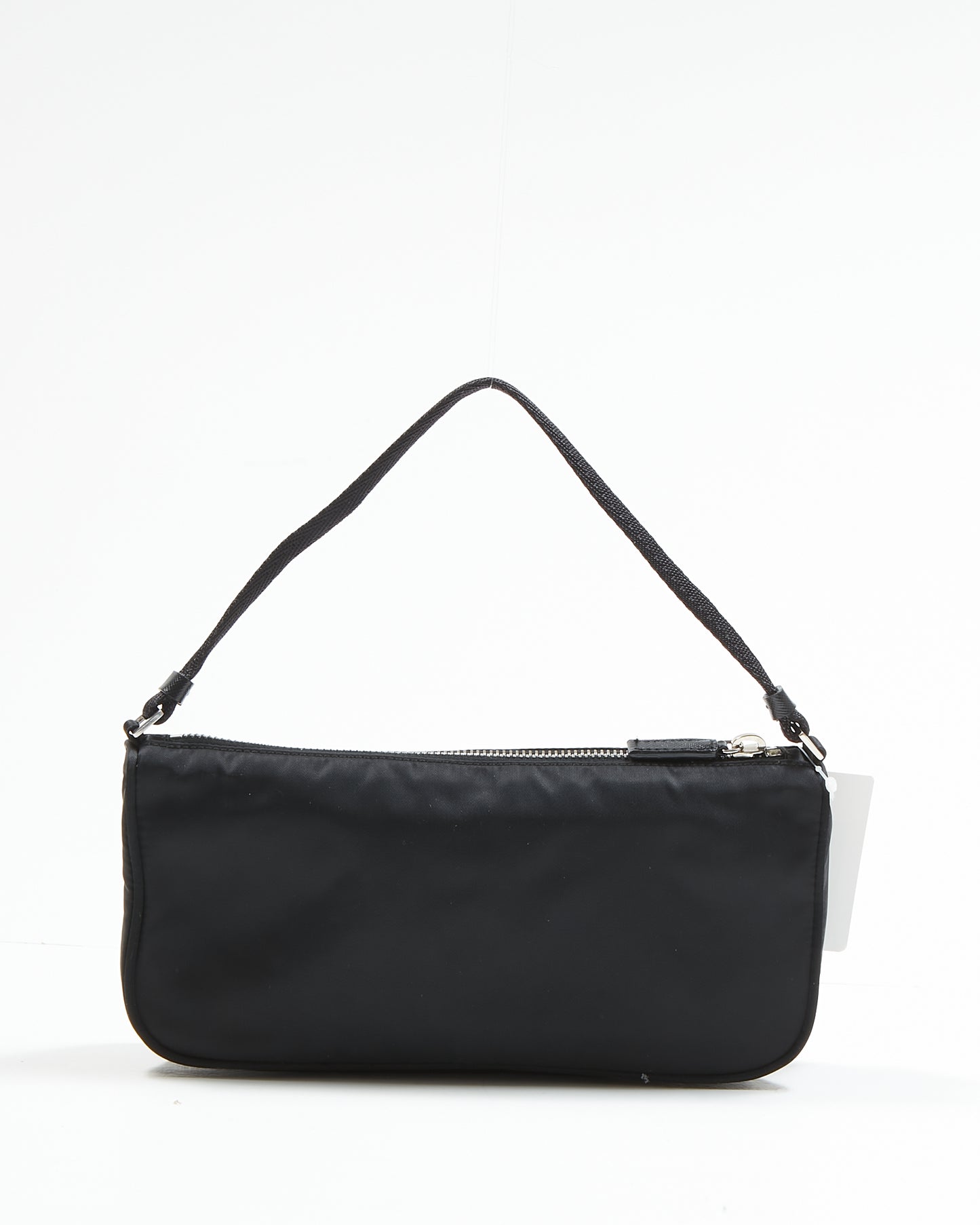 Explore a Prada Black Nylon Tessuto Baguette Shoulder Bag