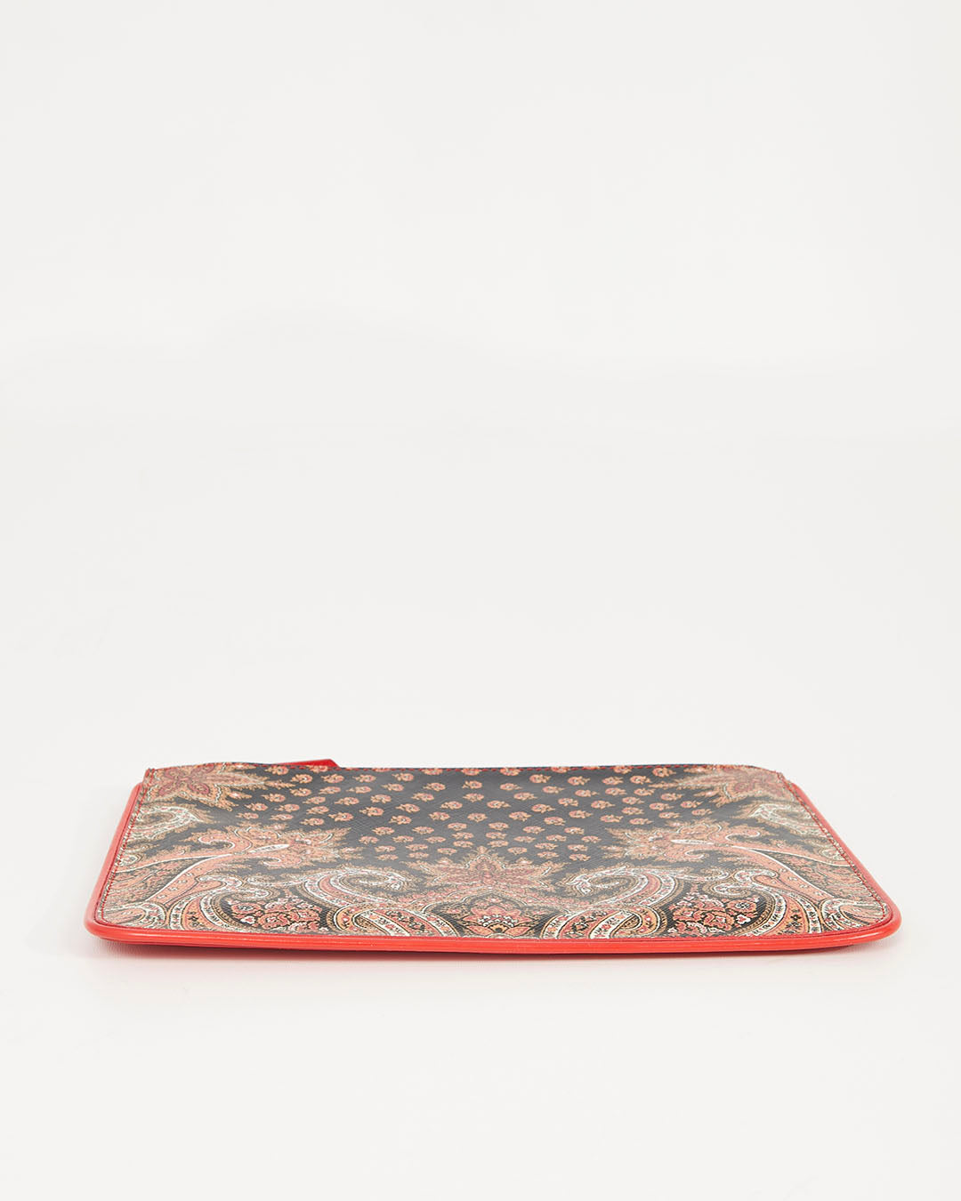 Givenchy Red Paisley Leather Pouch