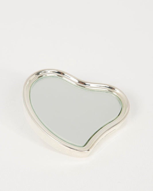 Tiffany & Co Silver Heart Desk Mirror