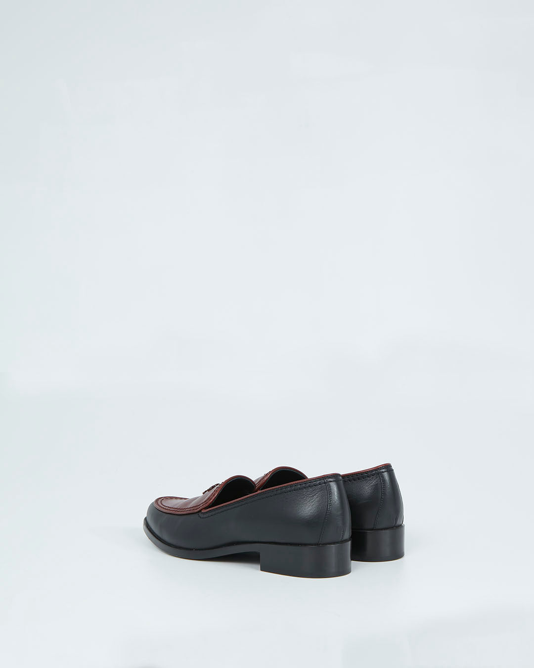 Chanel Brown/Black Leather CC Logo Loafer - 37