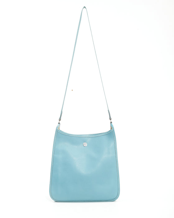 Hermès Bleu Jean Epsom Vespa PM Shoulder Bag